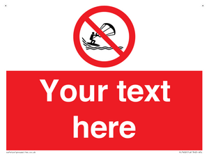 Custom No kite surfing